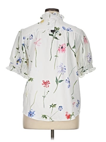 PREMISE Short Sleeve Blouse (view 2)