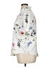 PREMISE 100% Polyester Floral White Short Sleeve Blouse Size XL - photo 5
