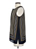 Ann Taylor LOFT 100% Polyester Blue Sleeveless Blouse Size XS - photo 5