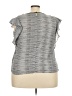 Elle Gray Short Sleeve Top Size XXL - photo 2