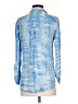 Cloth & Stone Tie-dye Blue 3/4 Sleeve Button-Down Shirt Size XS - photo 2