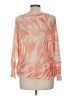 MADE IN ITALY Animal Print Orange Pullover Sweater Size M - photo 2