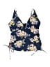Unbranded Floral Blue Swimsuit Top Size M (estimated) - photo 1