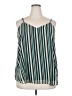 Torrid 100% Polyester Teal Sleeveless Blouse Size 2X Plus (2) - photo 1