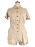 Gianni Bini Solid Tan Romper Size XL - photo 1