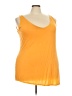 Soft Surroundings 100% Polyester Orange Tank Top Size 3X - photo 1