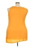 Soft Surroundings 100% Polyester Orange Tank Top Size 3X - photo 2
