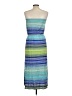 Lily Bleu Stripes Blue Casual Dress Size L - photo 2