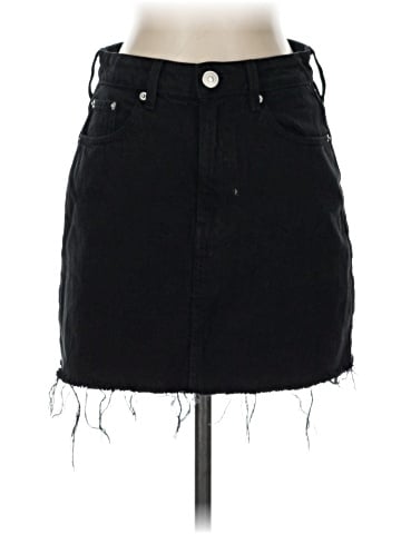 Zara Denim Skirt (view 1)