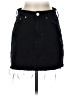 Zara Solid Black Denim Skirt Size S - photo 1