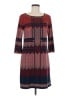 Max Studio Chevron-herringbone Burgundy Casual Dress Size M - photo 1