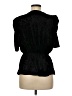 Unbranded Black Short Sleeve Blouse Size M (estimated) - photo 2
