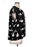 Buffalo by David Bitton 100% Viscose Floral Black Short Sleeve Blouse Size XL - photo 4