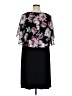 Connected Apparel Floral Black Cocktail Dress Size 14 - photo 2