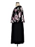 Connected Apparel Floral Black Cocktail Dress Size 14 - photo 5