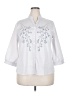 Unbranded 100% Polyester White 3/4 Sleeve Blouse Size XXL - photo 1