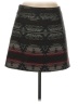 Dalia Collection Argyle Black Casual Skirt Size 6 - photo 1