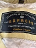 Express 100% Leather Yellow Raincoat Size L - photo 6