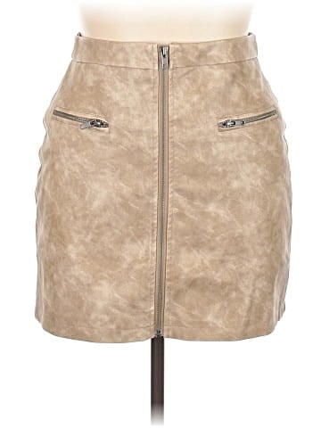 Böhme Faux Leather Skirt (view 1)