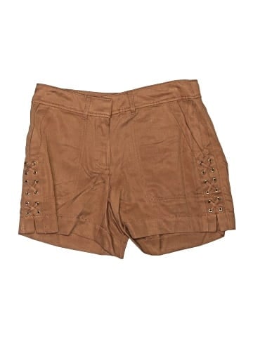 White House Black Market Khaki Shorts (view 1)