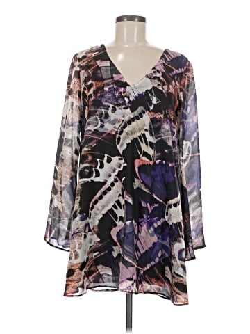 Lavender Brown Cocktail Dress (view 1)