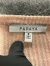 Papaya 100% Acrylic Tan Turtleneck Sweater Size S - photo 7