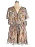 Sugar Lips 100% Polyester Animal Print Brown Casual Dress Size 3X - photo 1