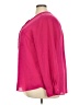 Lane Bryant 100% Polyester Pink Long Sleeve Blouse Size 22 - 24 Plus - photo 5