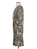 Connected Apparel Paisley Gray Cocktail Dress Size 4 - photo 5