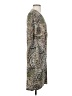 Connected Apparel Paisley Gray Cocktail Dress Size 4 - photo 4