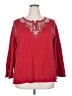 Quacker Factory Red Pullover Sweater Size 2X - photo 1
