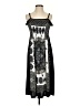 Cristinalove Graphic Black Casual Dress Size S - photo 1