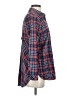 J.Jill 100% Cotton Plaid Blue Long Sleeve Button-Down Shirt Size S - photo 4