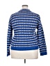 Rebecca Minkoff Polka Dots Blue Pullover Sweater Size 2X (estimated) - photo 2