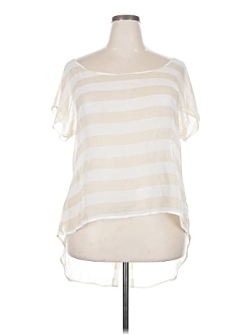 Gold Drama Short Sleeve Top (view 1)