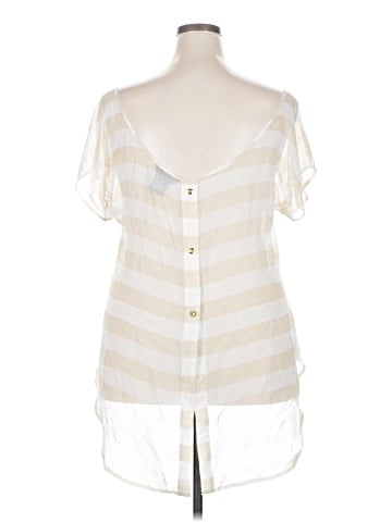 Gold Drama Short Sleeve Top (view 2)