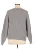 Shein Curve 100% Acrylic Solid Gray Pullover Sweater Size 0X - photo 2