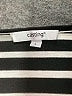 Casting 100% Viscose Stripes Black Long Sleeve Top Size Lg (3 or L) - photo 7