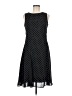 Ann Taylor 100% Polyester Polka Dots Black Casual Dress Size 6 - photo 1