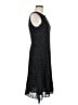Ann Taylor 100% Polyester Polka Dots Black Casual Dress Size 6 - photo 4