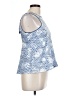 Lou & Grey Blue Sleeveless Blouse Size S - photo 4