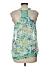 Bongo 100% Polyester Green Sleeveless Blouse Size L - photo 2