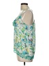 Bongo 100% Polyester Green Sleeveless Blouse Size L - photo 5