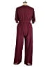 Shein Curve 100% Polyester Solid Burgundy Jumpsuit Size 14 Plus (1) - photo 2