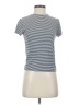 Madewell Stripes Blue Short Sleeve Turtleneck Size S - photo 1