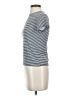 Madewell Stripes Blue Short Sleeve Turtleneck Size S - photo 5