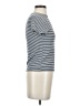 Madewell Stripes Blue Short Sleeve Turtleneck Size S - photo 4