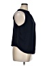Ann Taylor LOFT Blue Sleeveless Blouse Size XL - photo 4