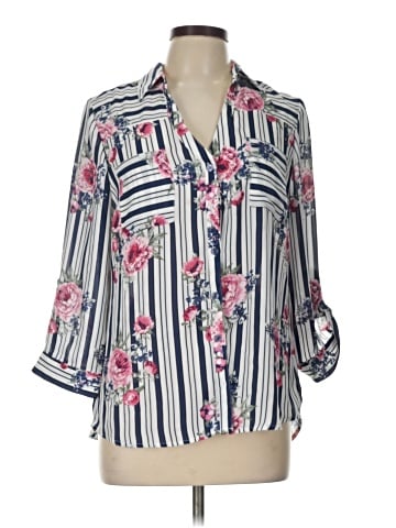 By & By 3/4 Sleeve Blouse (view 1)