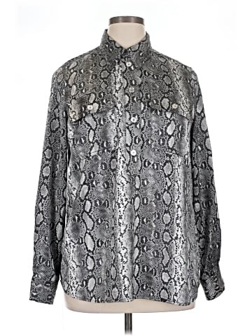 MICHAEL Michael Kors Long Sleeve Button-Down Shirt (view 1)